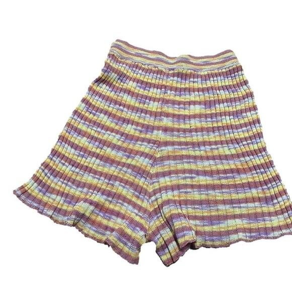 ANTHROPOLOGIE FREE PEOPLE AQUARIUS SWEATER SHORTS SIZE M - Picture 3 of 8